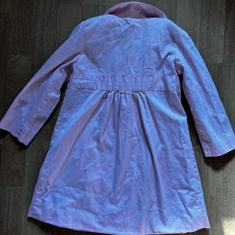 Jillian’s Closet retro pink and white dress with marching coat, for girls 4T